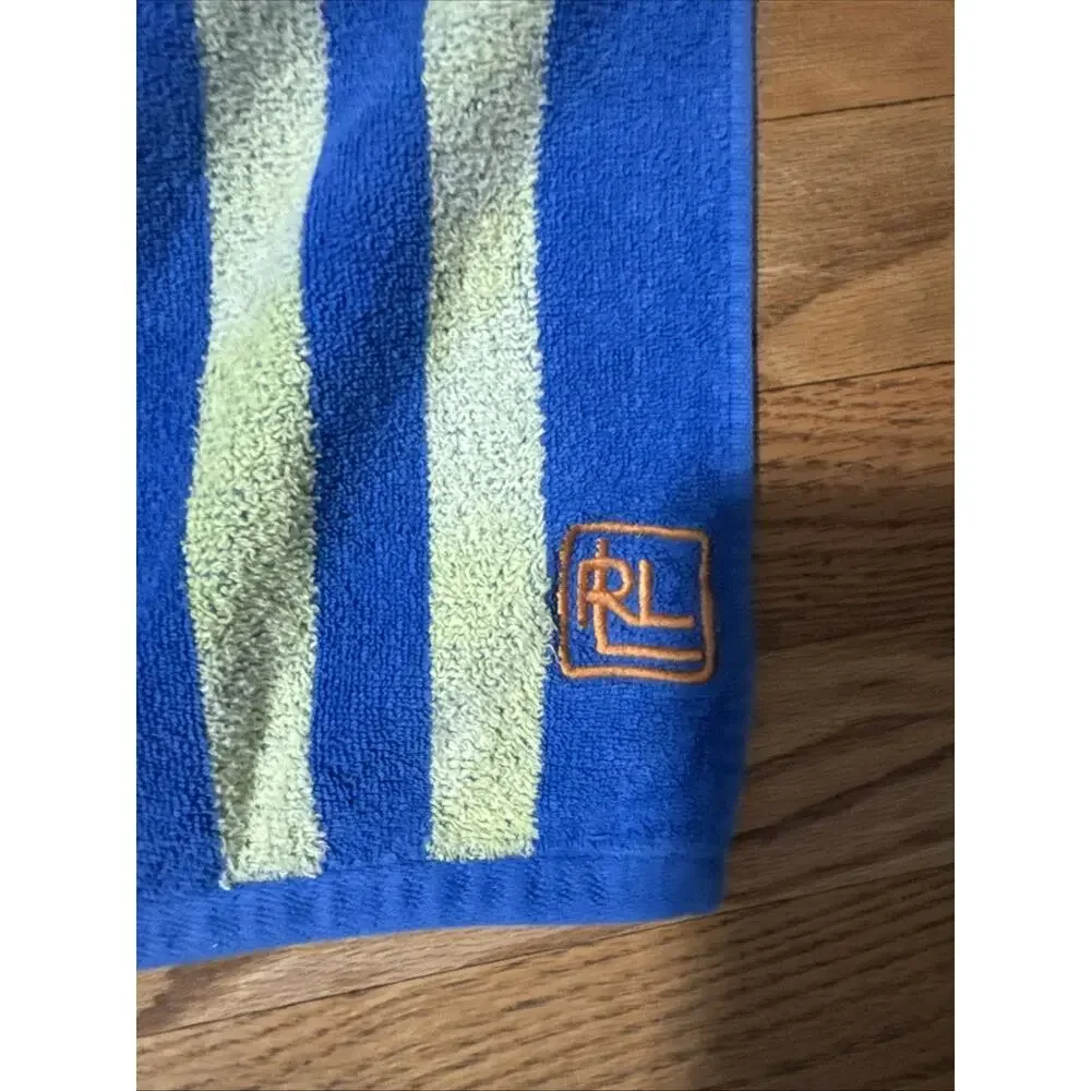 VTG Lauren Ralph Lauren Beach Pool Towel Striped Multicolor Regatta